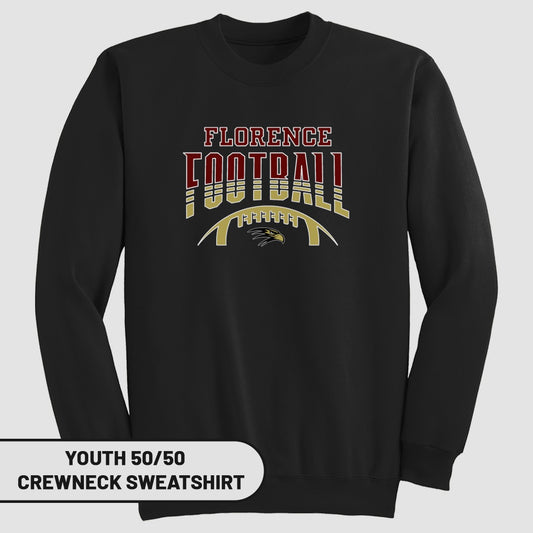 Florence Football Crewneck Sweatshirt Youth 50/50
