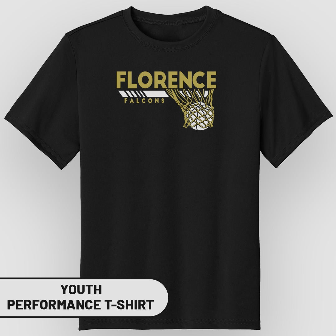 Florence Falcons Youth Performance T-Shirt