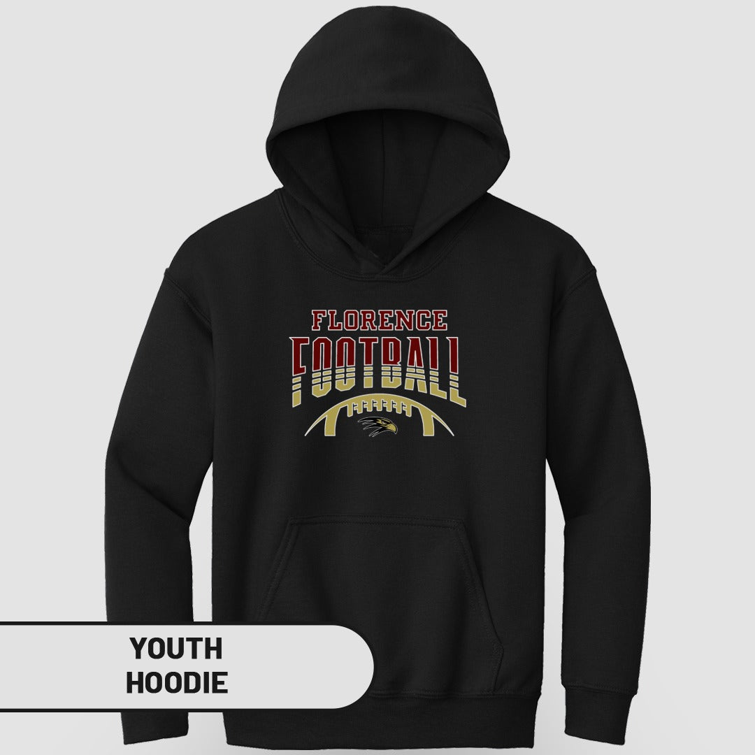 Florence Football Graphic Print Youth Hoodie