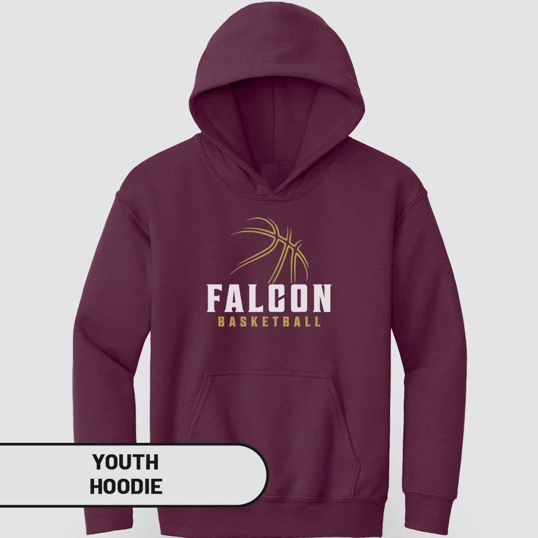 Falcon Basketball Youth Hoodie Sports Team Apparel