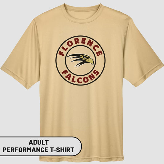 Florence Falcons Adult Performance T-Shirt