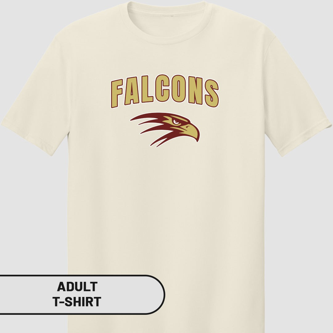 Falcons Eagle Design Adult T-Shirt