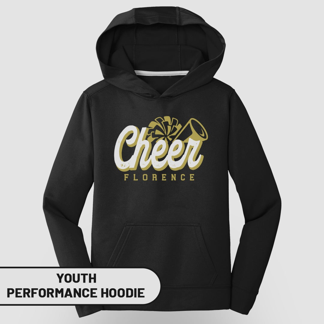 Cheer Florence Youth Performance Hoodie