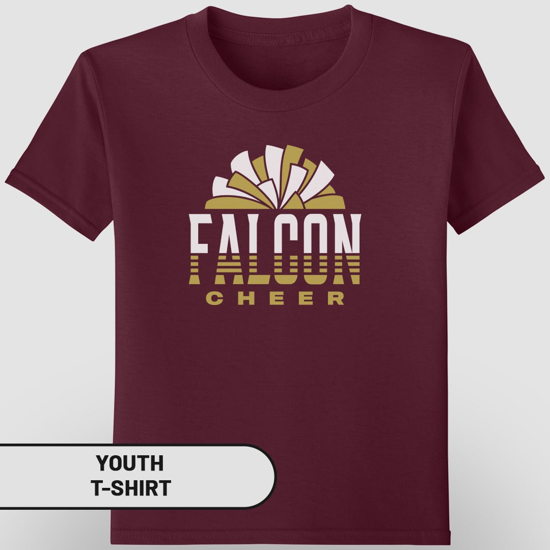 Youth T-Shirt Falcon Cheer Graphic Tee