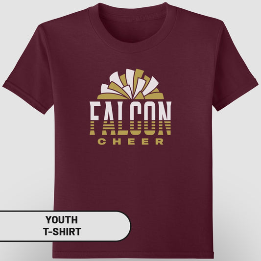 Youth T-Shirt Falcon Cheer Graphic Tee