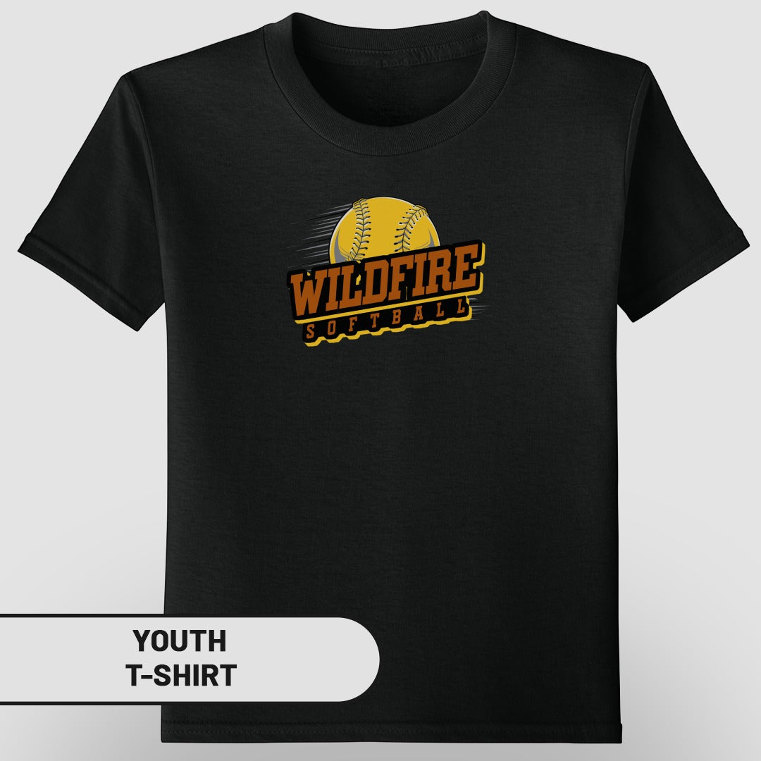 Wildfire Softball Youth T-shirt Stylish and Comfortable