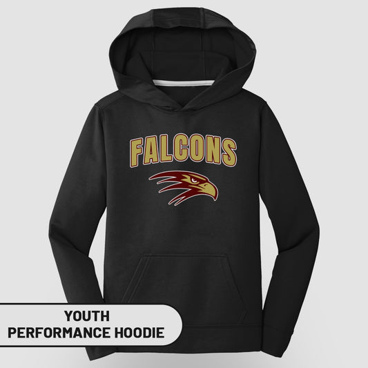 Falcons Youth Performance Hoodie
