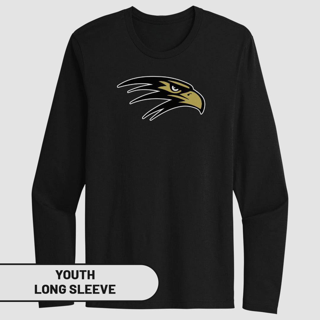 Youth Long Sleeve with Detailed Hawk Design