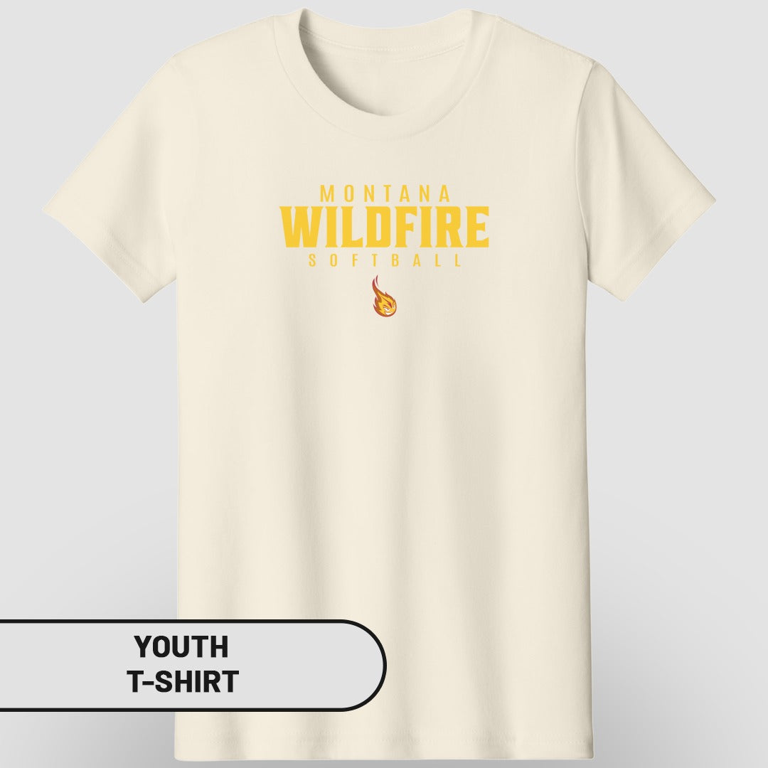 Montana Wildfire Softball Youth T-Shirt