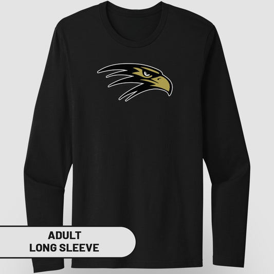Fierce Hawk Logo Black Adult Long Sleeve Product