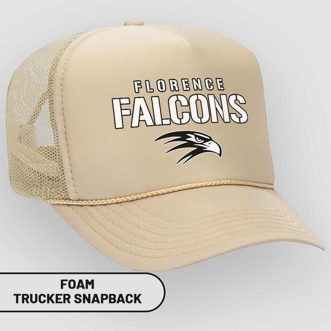 Florence Falcons Trucker Snapback Hat