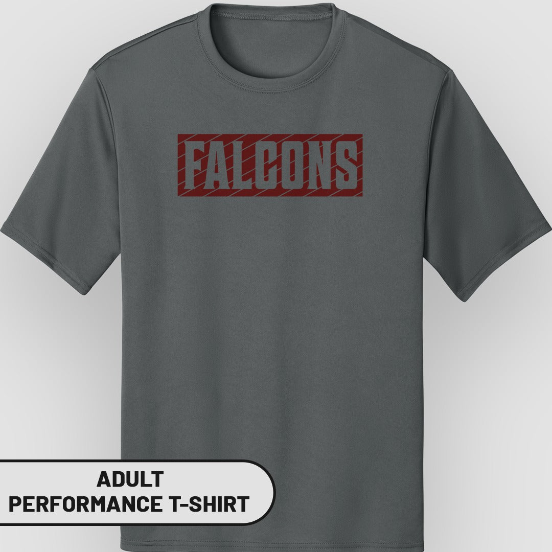 Falcons Adult Performance T-Shirt Sports Apparel