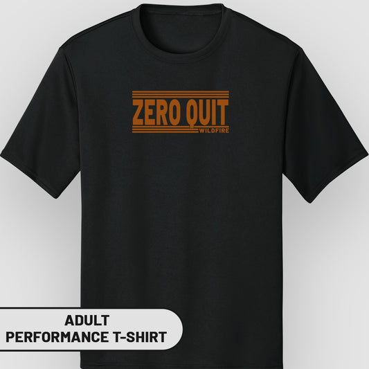 Zero Quit Wildfire Adult Performance T-Shirt