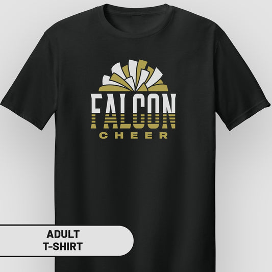 Falcon Cheer Graphic Design Adult T-Shirt
