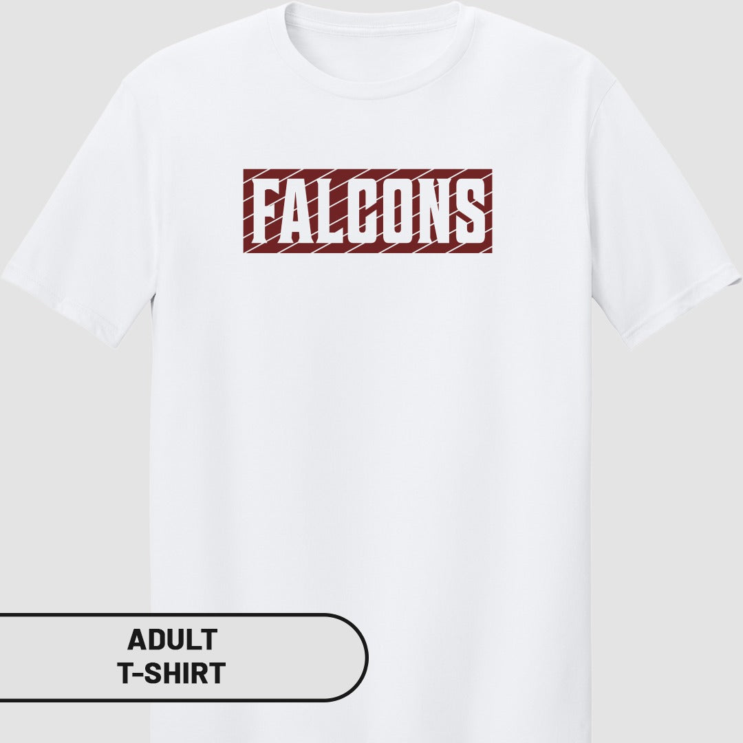Falcons Graphic Print Adult T-Shirt