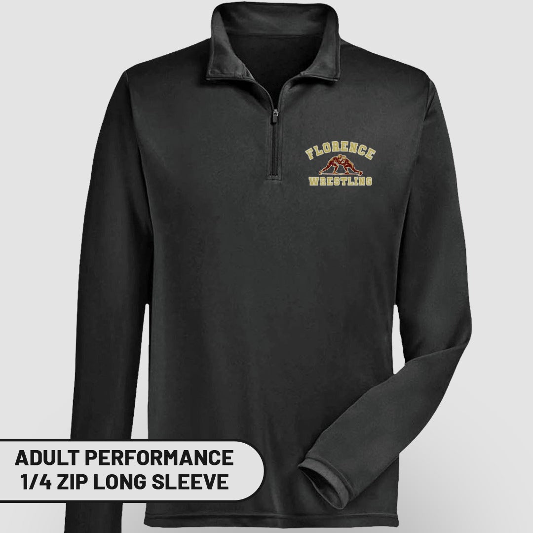 Florence Wrestling Adult Performance Long Sleeve