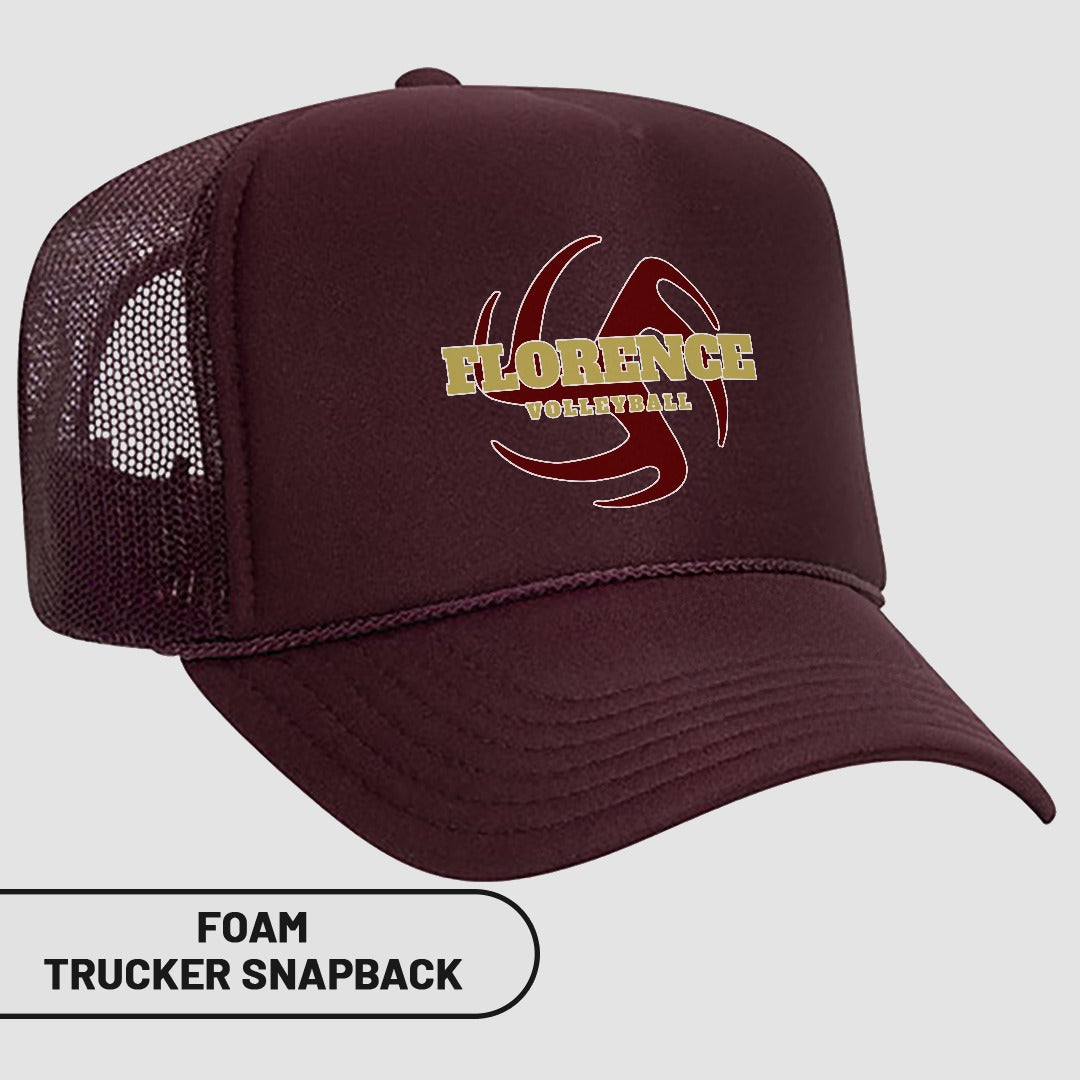 Florence Volleyball Foam Trucker Snapback product