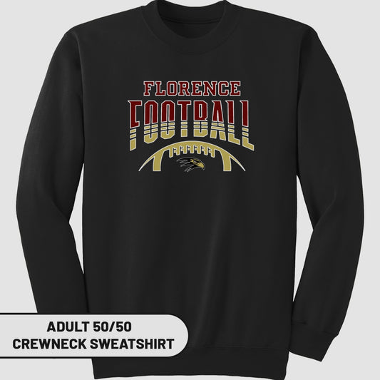 Florence Football Crewneck Sweatshirt Adult 50/50