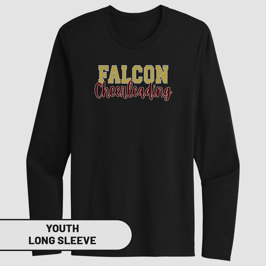 Falcon Cheerleading Youth Long Sleeve Shirt