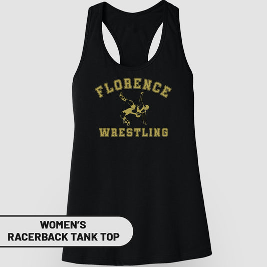 Florence Wrestling Women's Racerback Tank Top