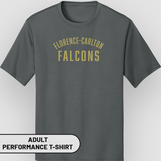 Florence-Carlton Falcons Adult Performance T-shirt