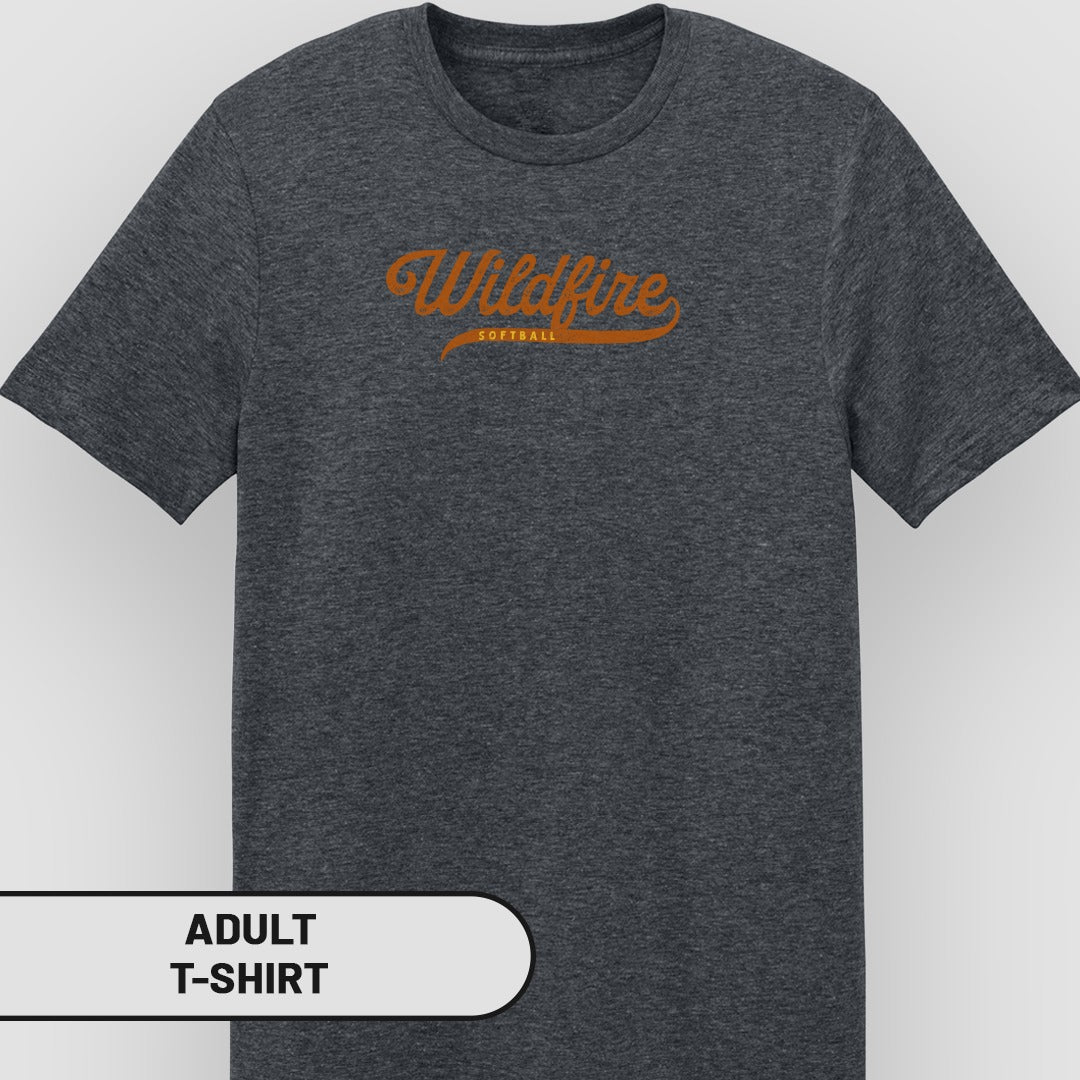 Wildfire Softball Graphic Adult T-Shirt Product