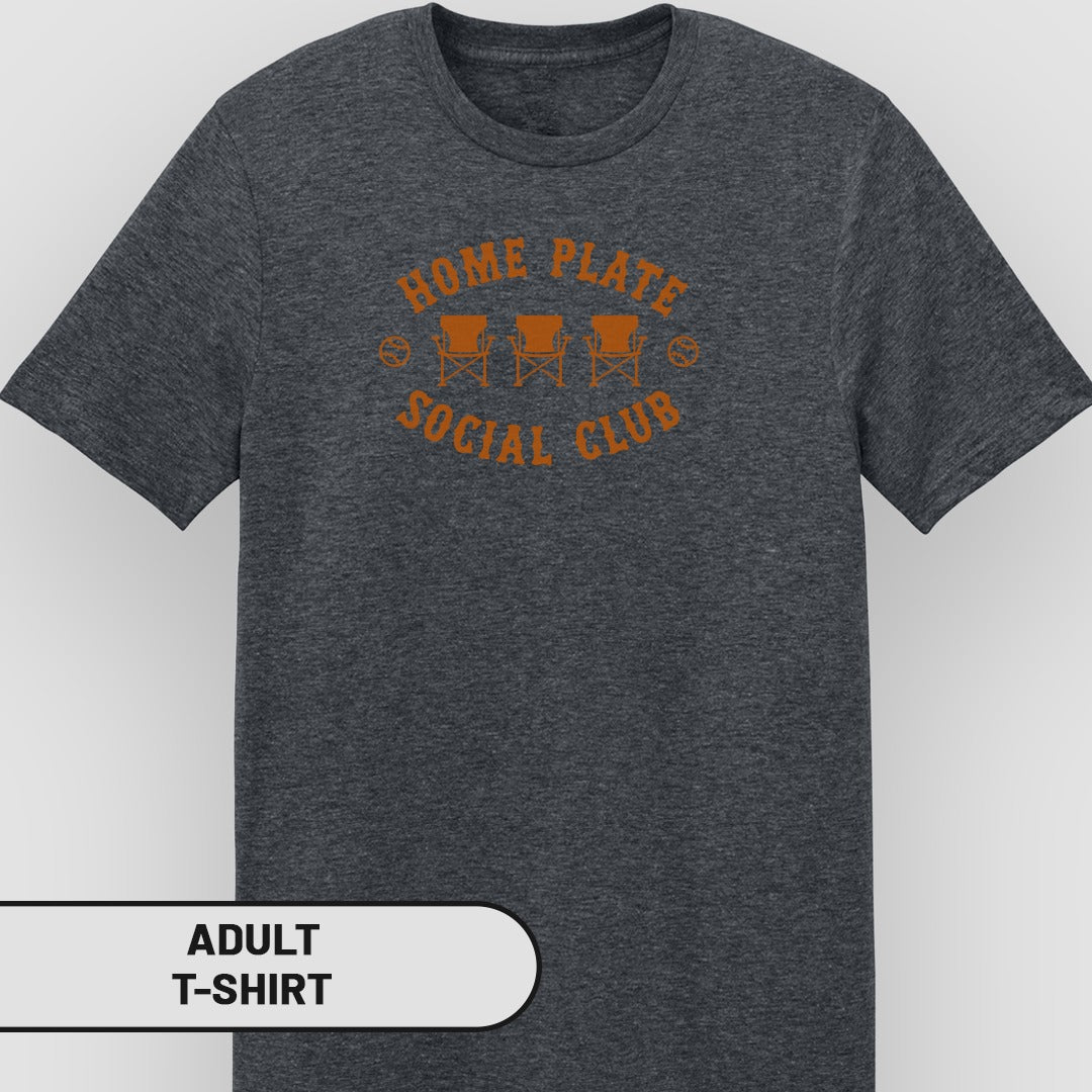 Home Plate Social Club Graphic Adult T-Shirt