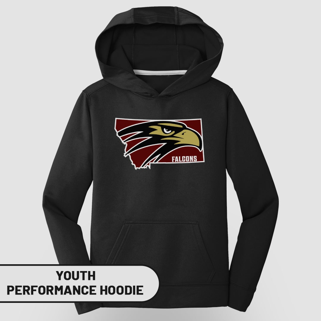 Falcons Youth Performance Hoodie