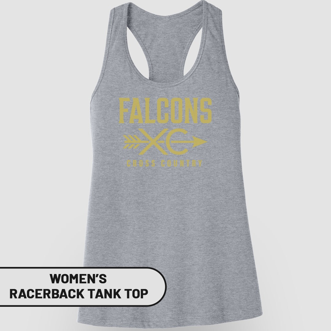 Falcons Cross Country Racerback Tank Top Women's