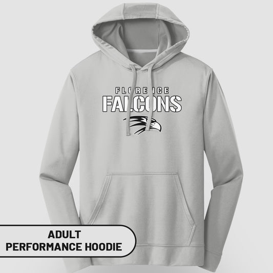 Florence Falcons Adult Performance Hoodie