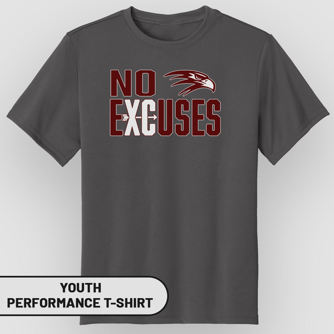 No Excuses Youth Performance T-Shirt