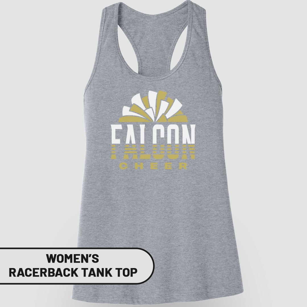Falcon Cheer Women's Racerback Tank Top