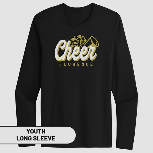 Cheer Florence Youth Long Sleeve Shirt for Kids