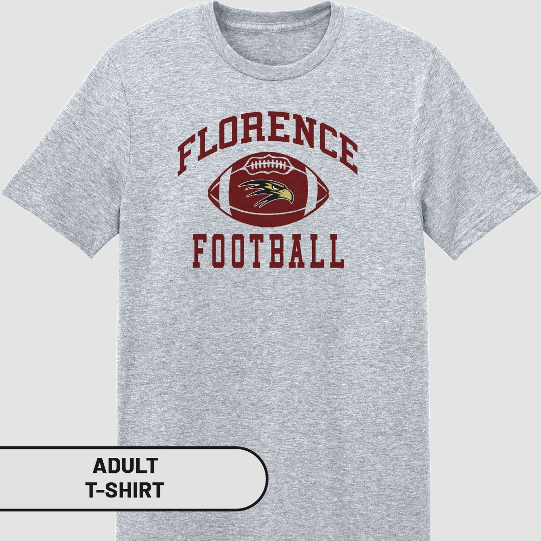 Florence Football Design Adult T-Shirt