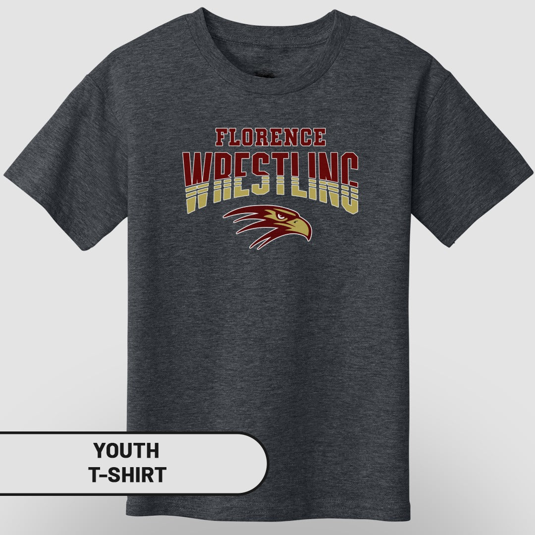 Florence Wrestling Eagle Graphic Youth T-Shirt