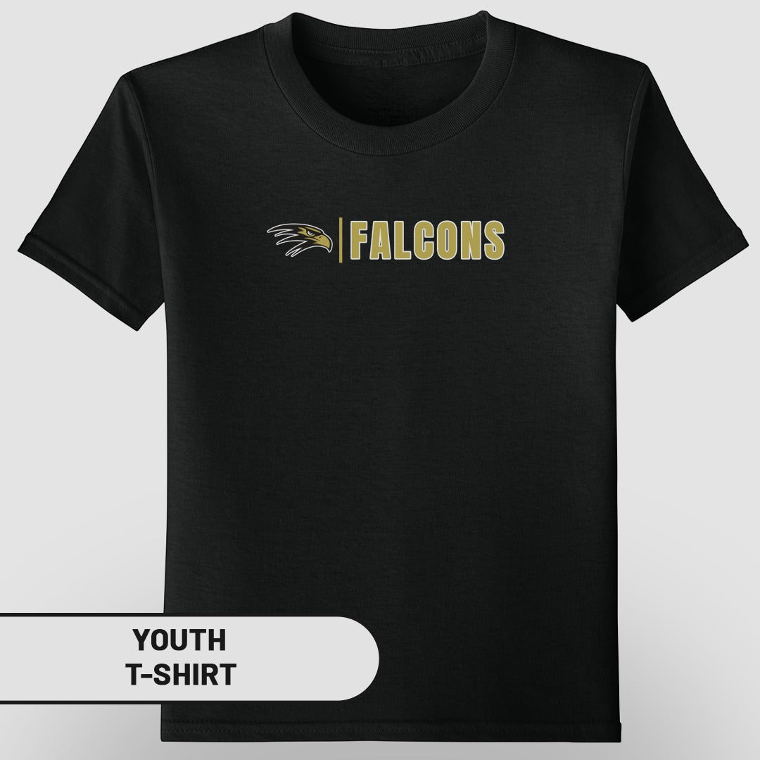 Falcons Black Graphic Tee Youth T-Shirt