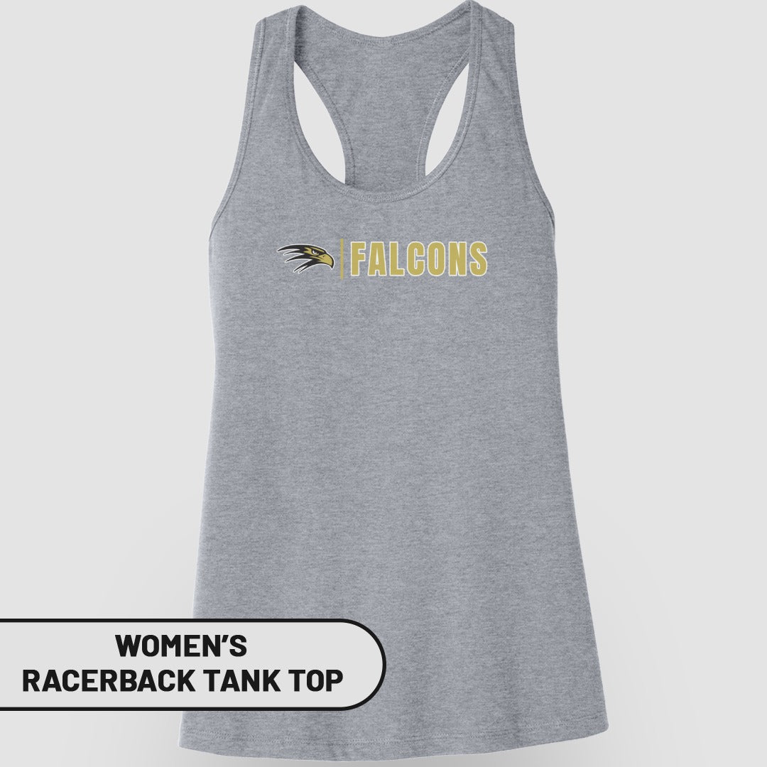 Falcons Graphic Women's Racerback Tank Top Apparel