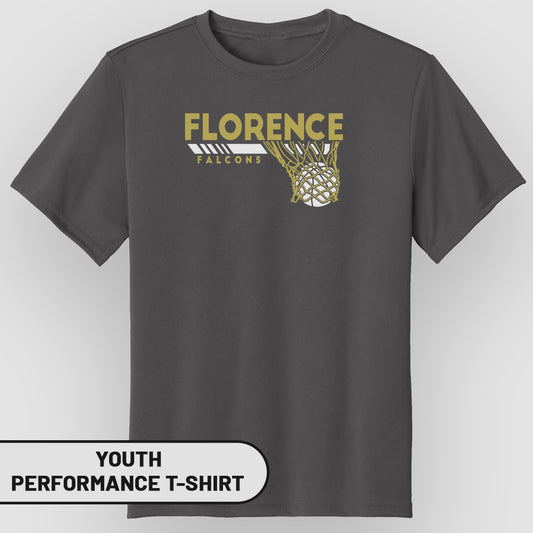 Florence Falcons Youth Performance T-Shirt