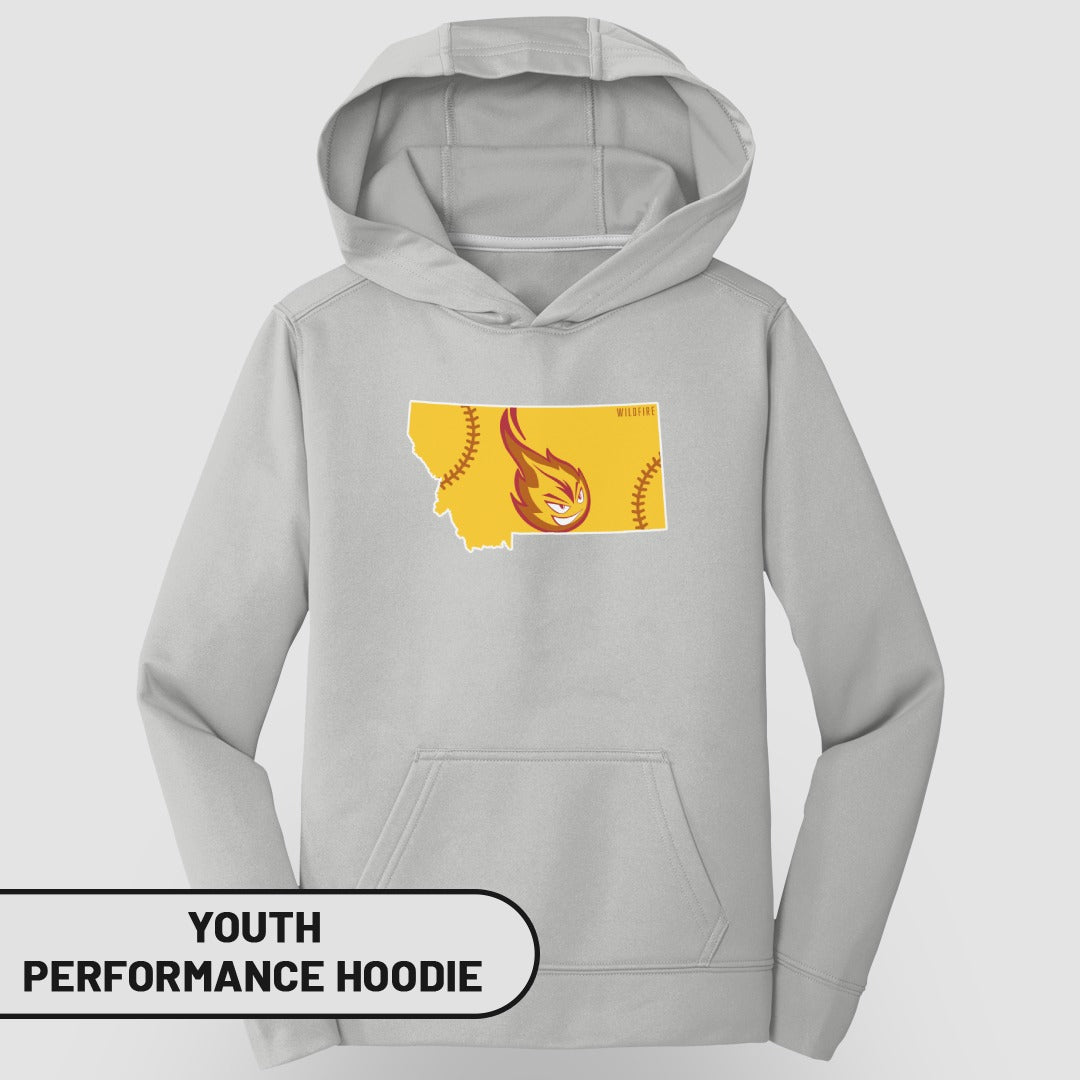 Montana Flame Youth Performance Hoodie