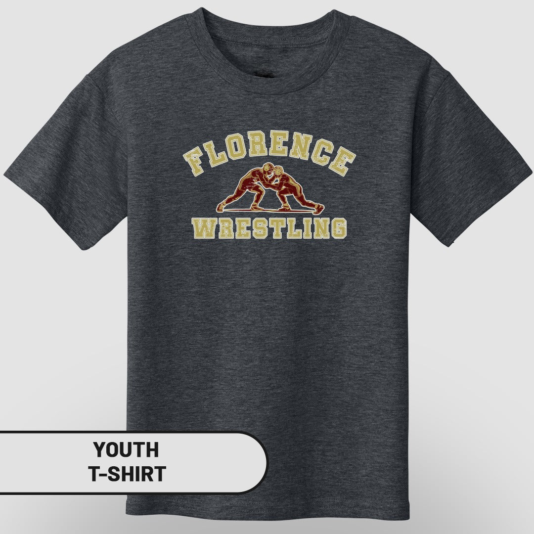 Florence Wrestling Graphic Youth T-Shirt
