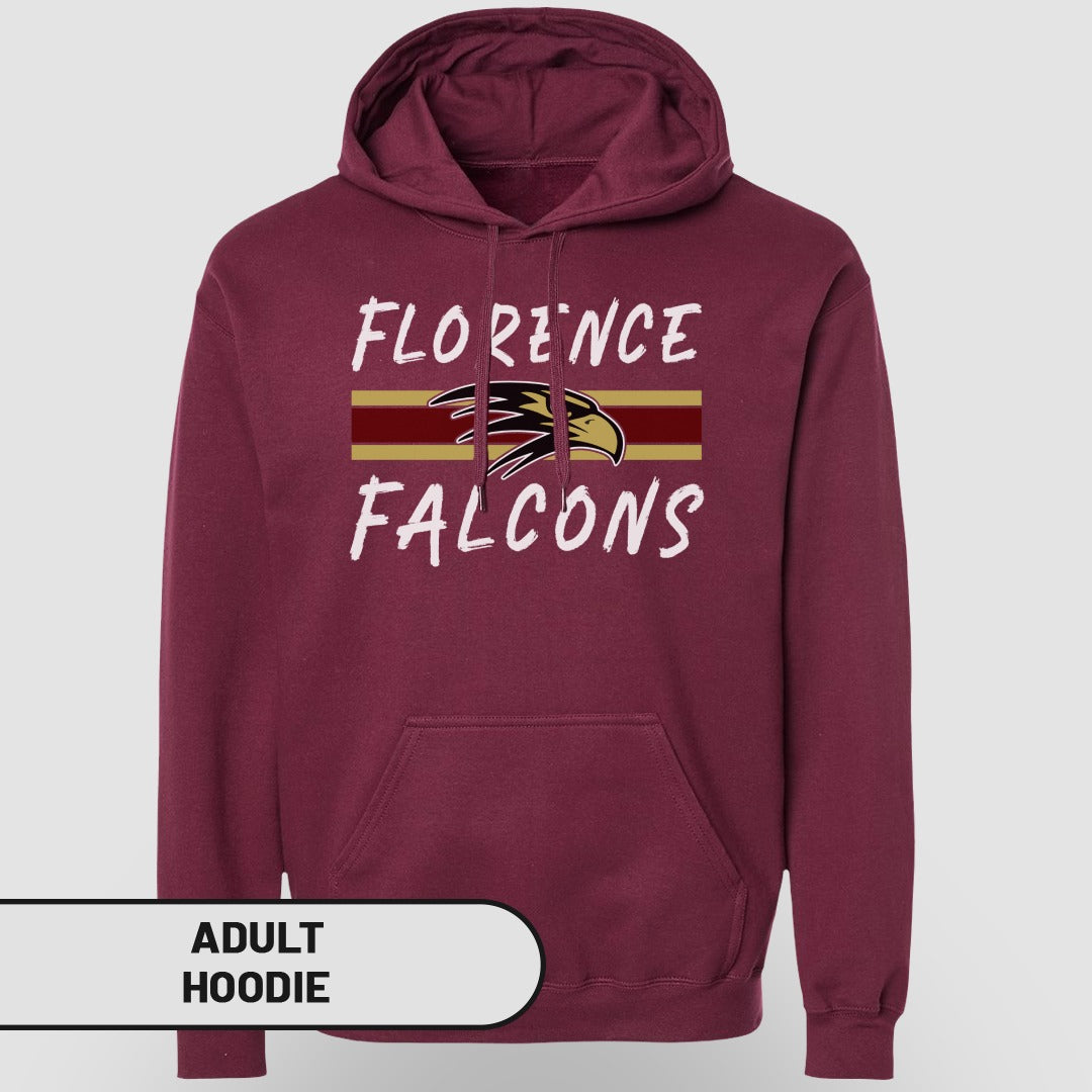 Florence Falcons Design Adult Hoodie