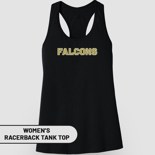 Falcons Women's Racerback Tank Top Fitness Apparel