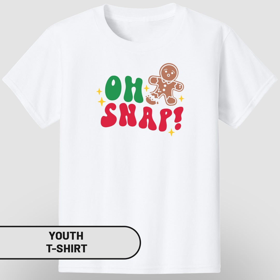 OH SNAP Gingerbread Design Youth T-Shirt
