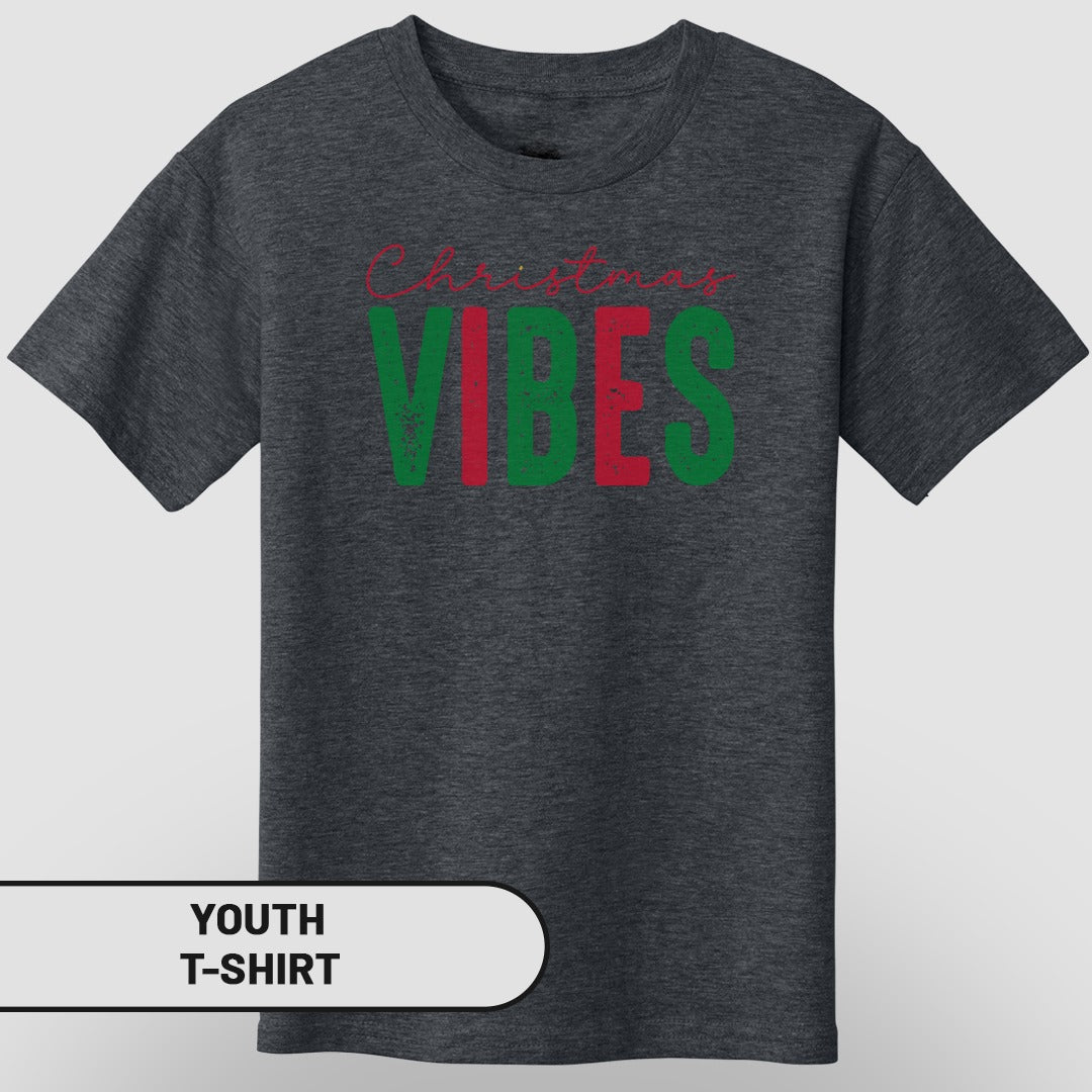 Christmas Vibes Youth T-Shirt