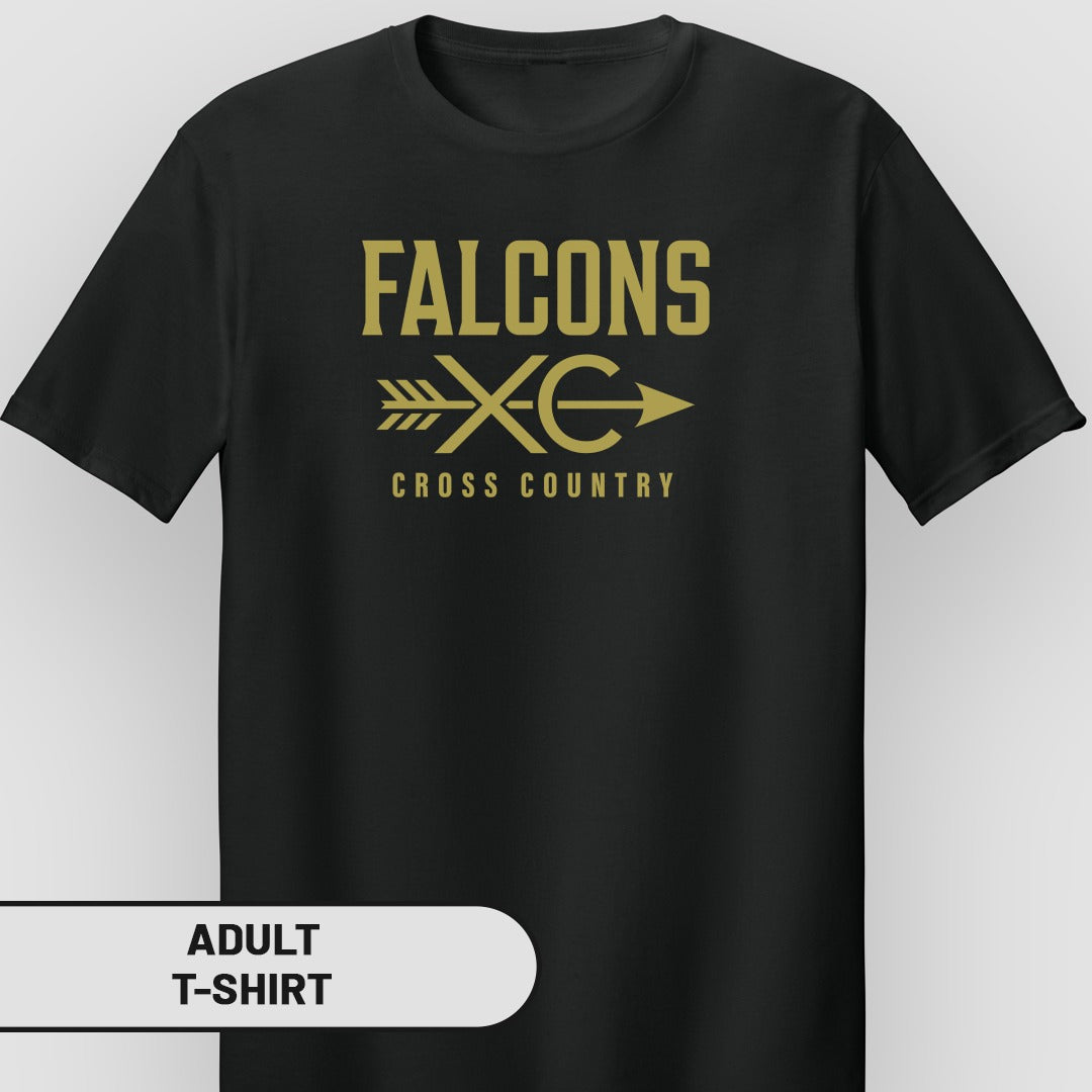 Falcons Cross Country Adult T-shirt