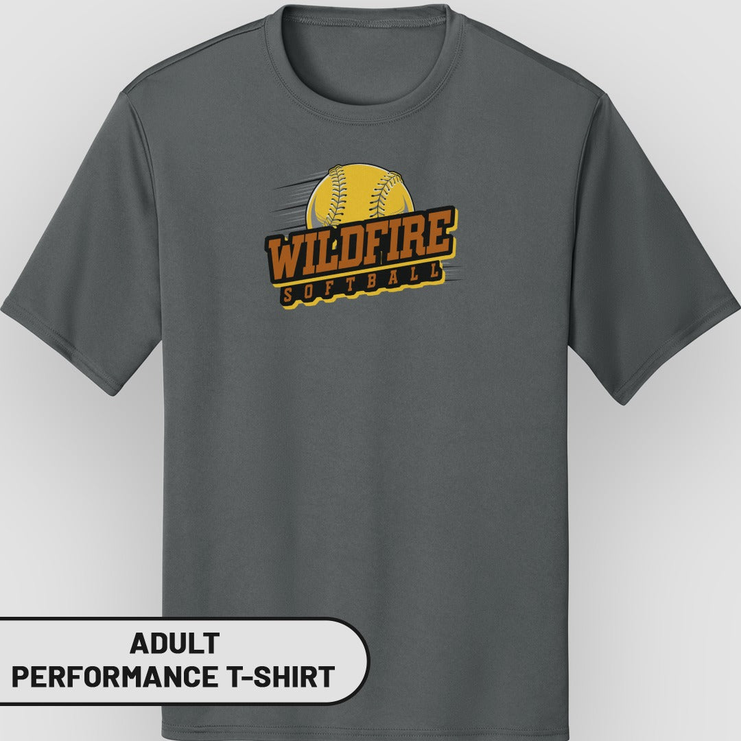 Wildfire Softball Adult Performance T-Shirt Product