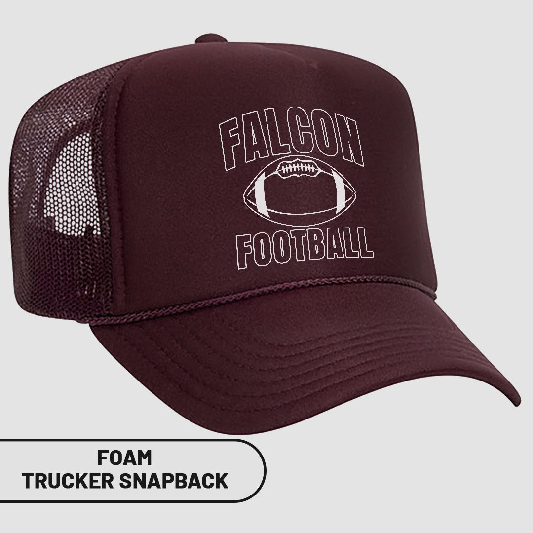 Falcon Football Foam Trucker Snapback Hat