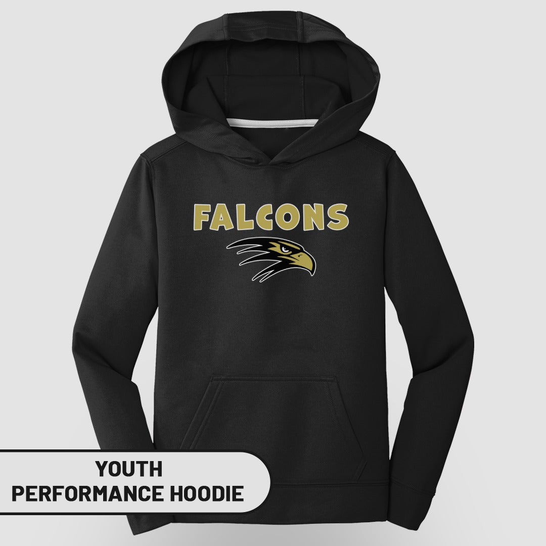 Falcons Youth Performance Hoodie