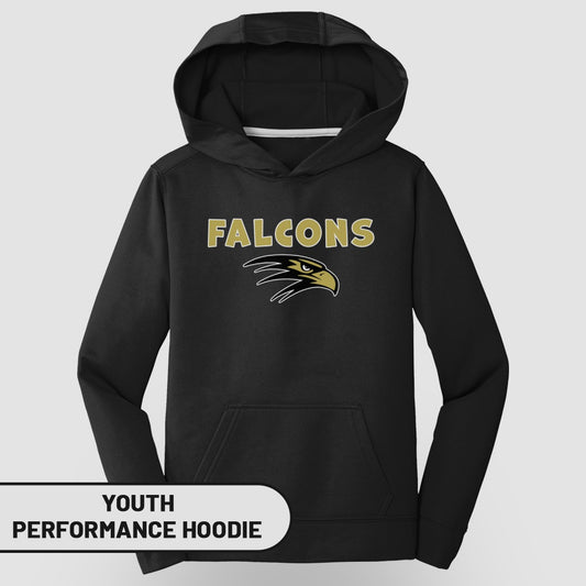 Falcons Youth Performance Hoodie