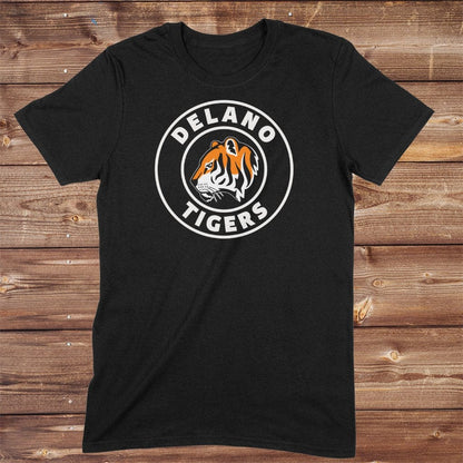 MyDesigns Physical Item Stoic Delano Tigers Circle Adult T-Shirt